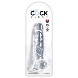 King Cock Gode transparent King Cock 18 x 4.7cm